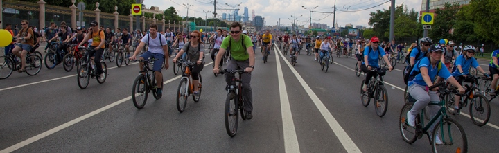 В Москве 29 мая прошел один из самых крупных по своим масштабам велопарад