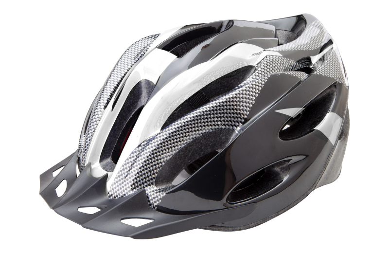 Шлем FSD-HL021 (out-mold), 58-60 см, чёрно-белый